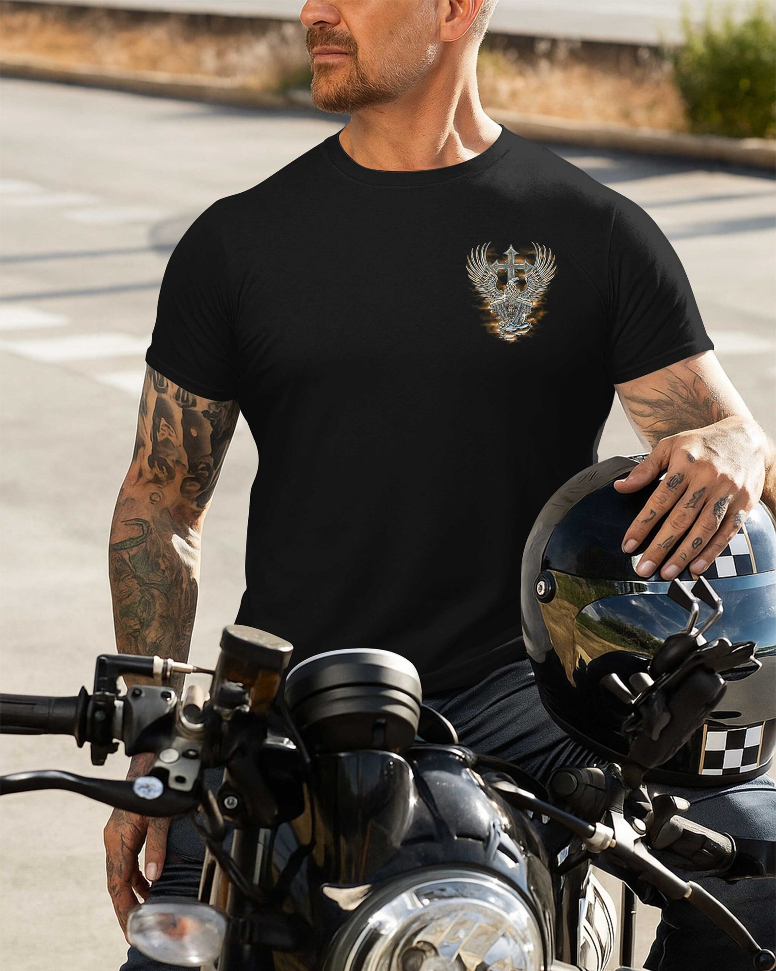 Chrome Cuts The Wind T-Shirt - Image 6