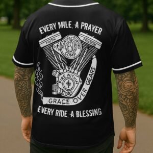 Every Mile A Prayer Grace Over Gears Every Ride A Blessing Jersey