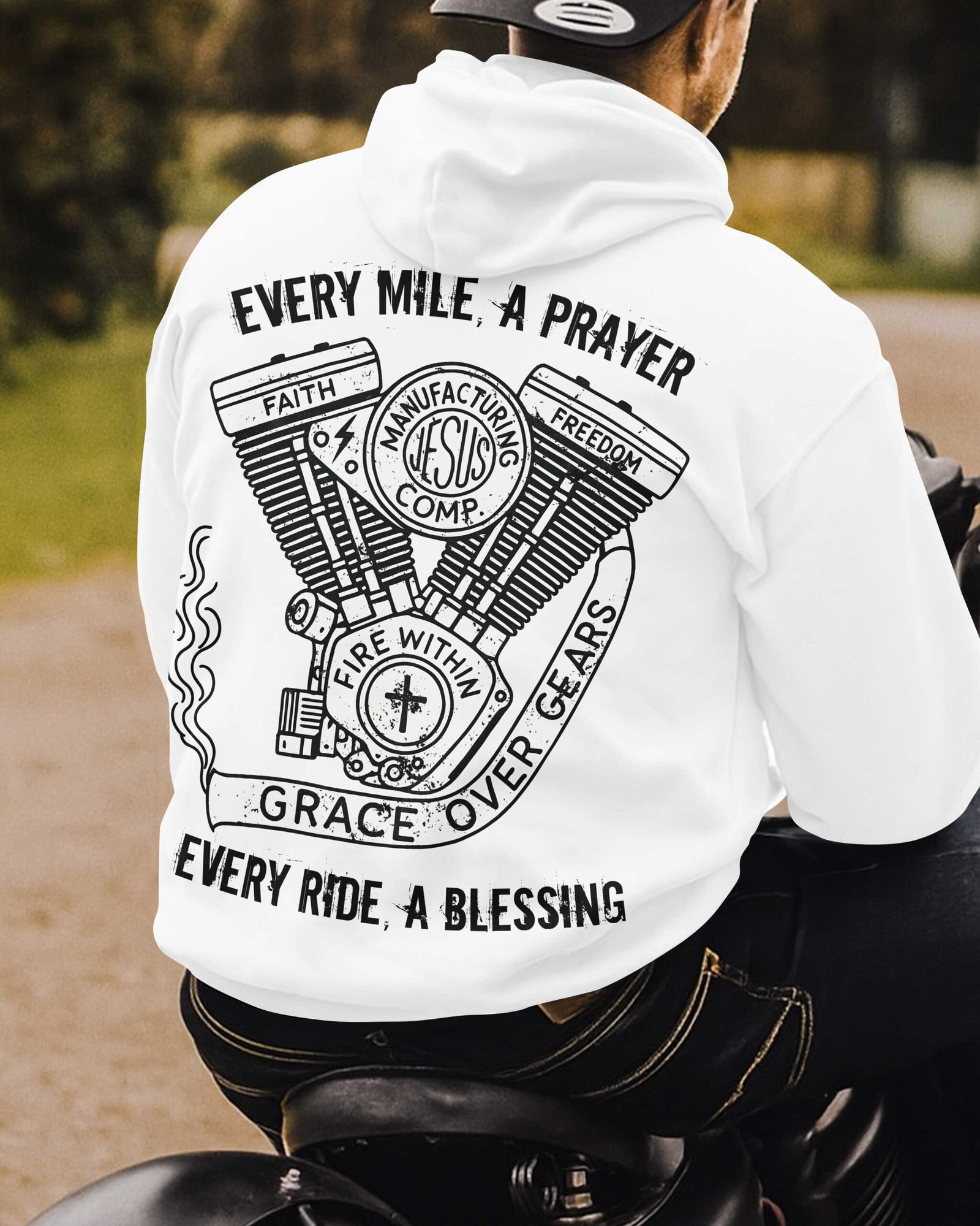Every Mile A Prayer All Over Print Hoodie - Image 7