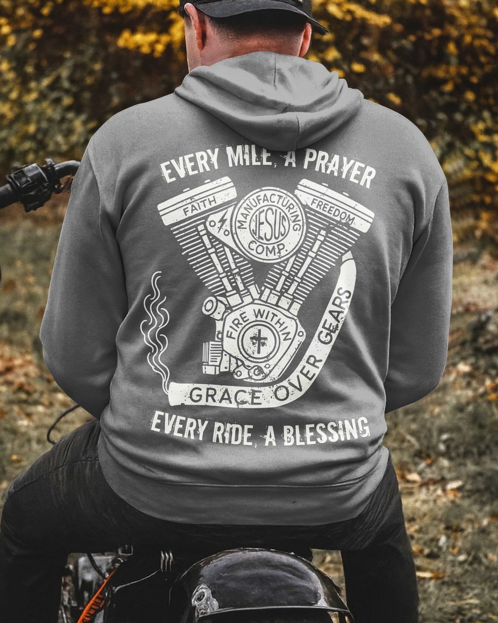 Every Mile A Prayer All Over Print Hoodie - Image 9