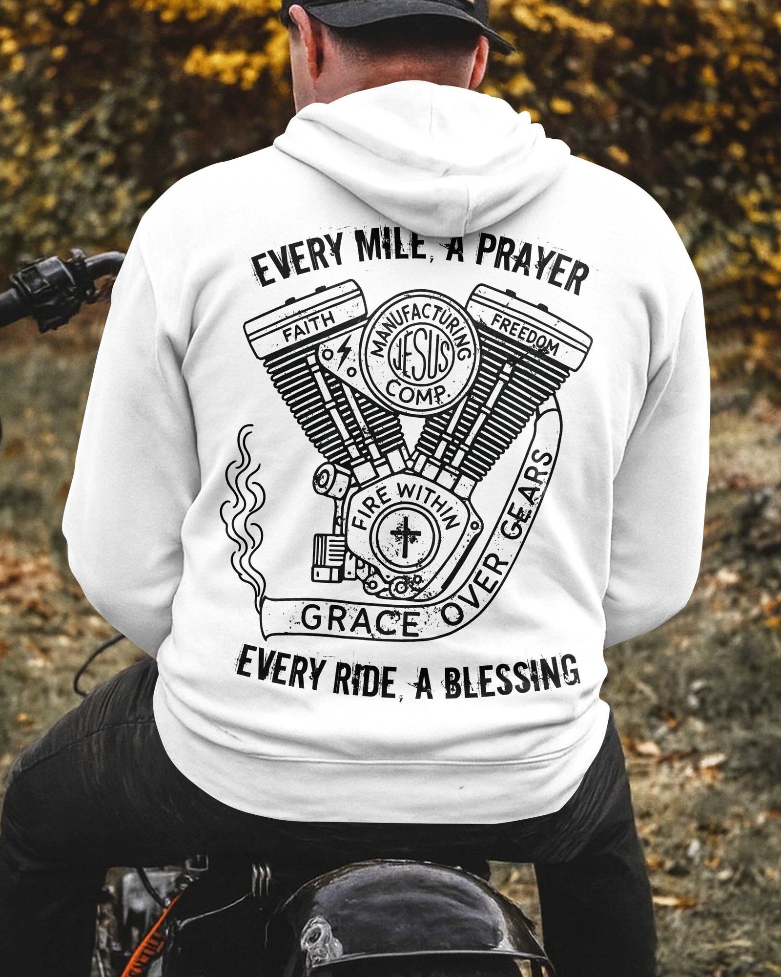 Every Mile A Prayer All Over Print Hoodie - Image 5