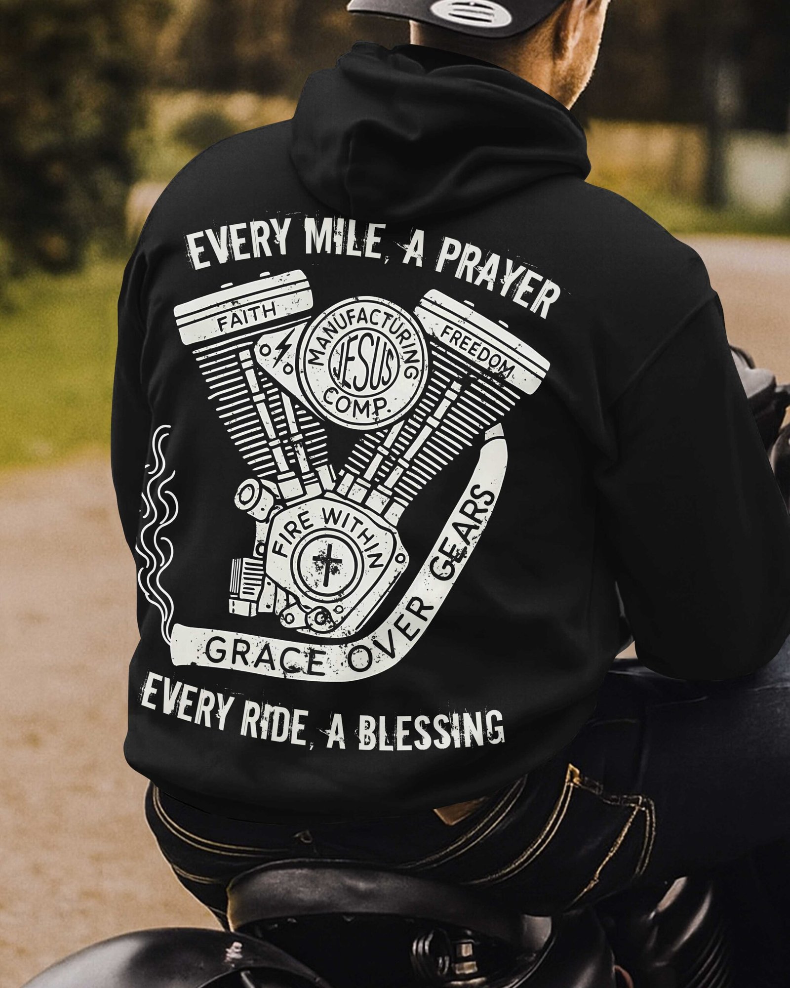 Every Mile A Prayer All Over Print Hoodie - Image 2