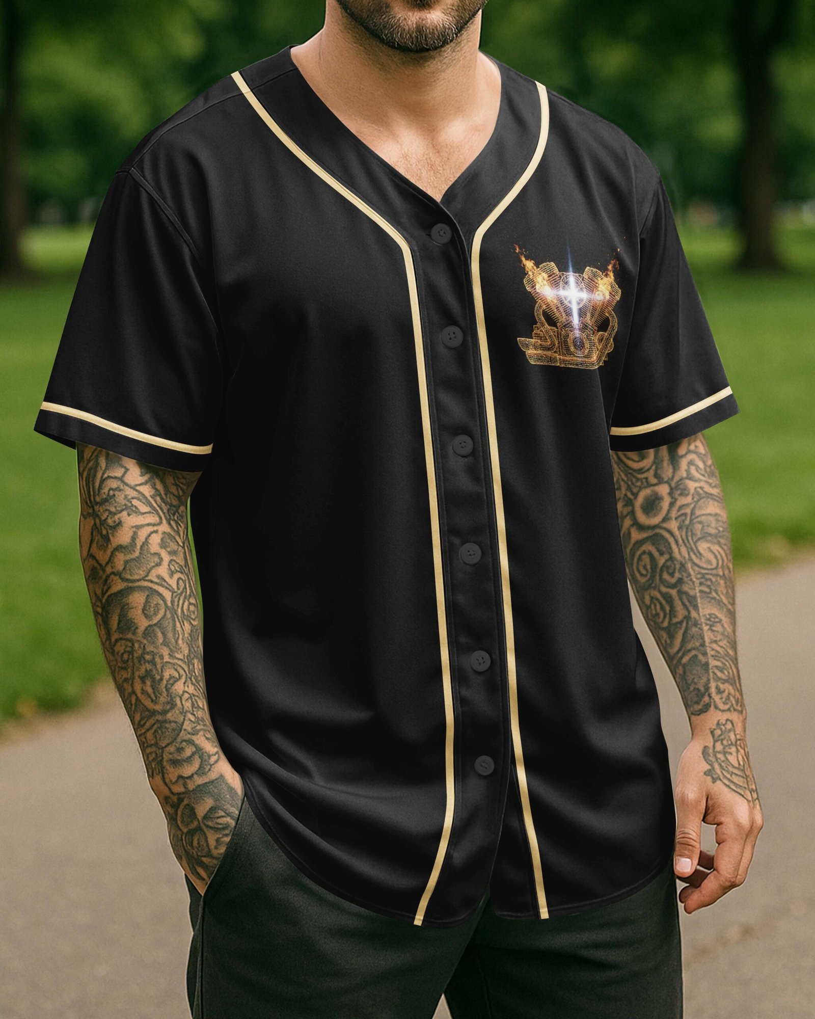 Every Mile I Ride Is A Sermon The Devil Can't Silence All Over Print Jersey - Image 4