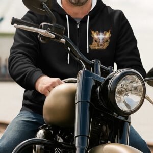 Every Mile I Ride Is A Sermon The Devil Can't Silence All Over Print Zip Hoodie