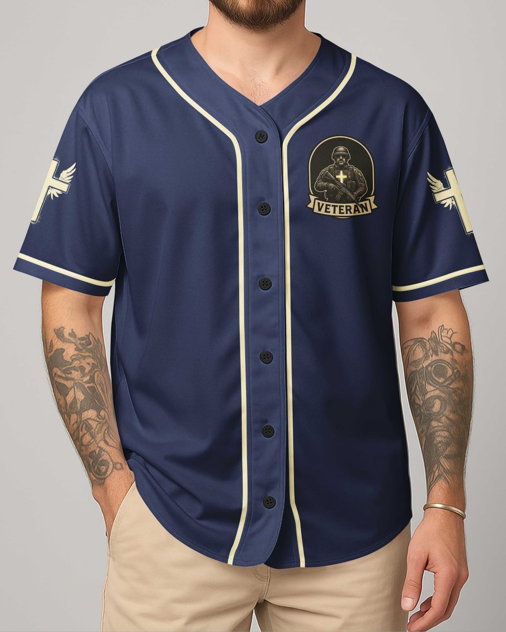 God Took The Strongest Americans All Over Print Jersey - Image 15