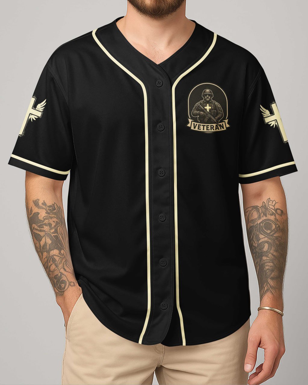 God Took The Strongest Americans All Over Print Jersey - Image 21