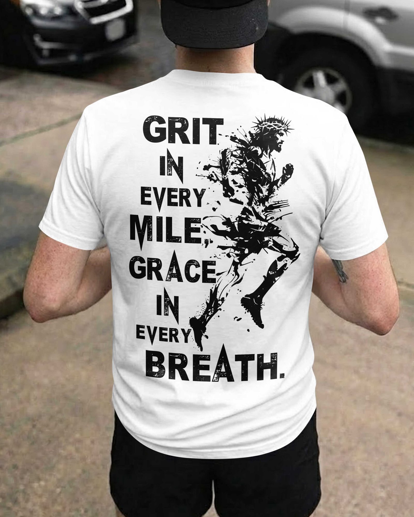 Grit In Every Mile, Grace In Every Breath T-Shirt - Image 5