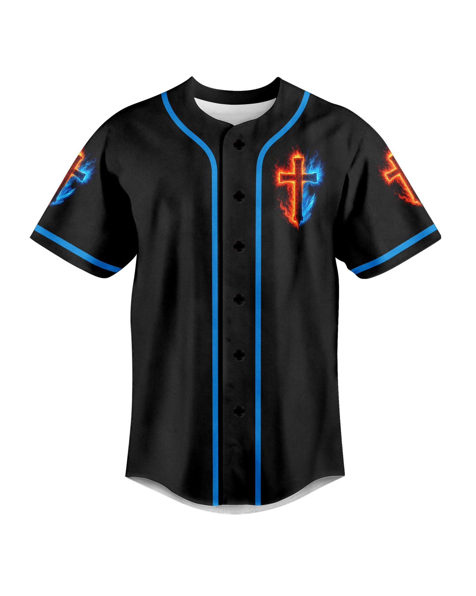 He Died For Me I Ride For Him All Over Print Jersey - Image 6