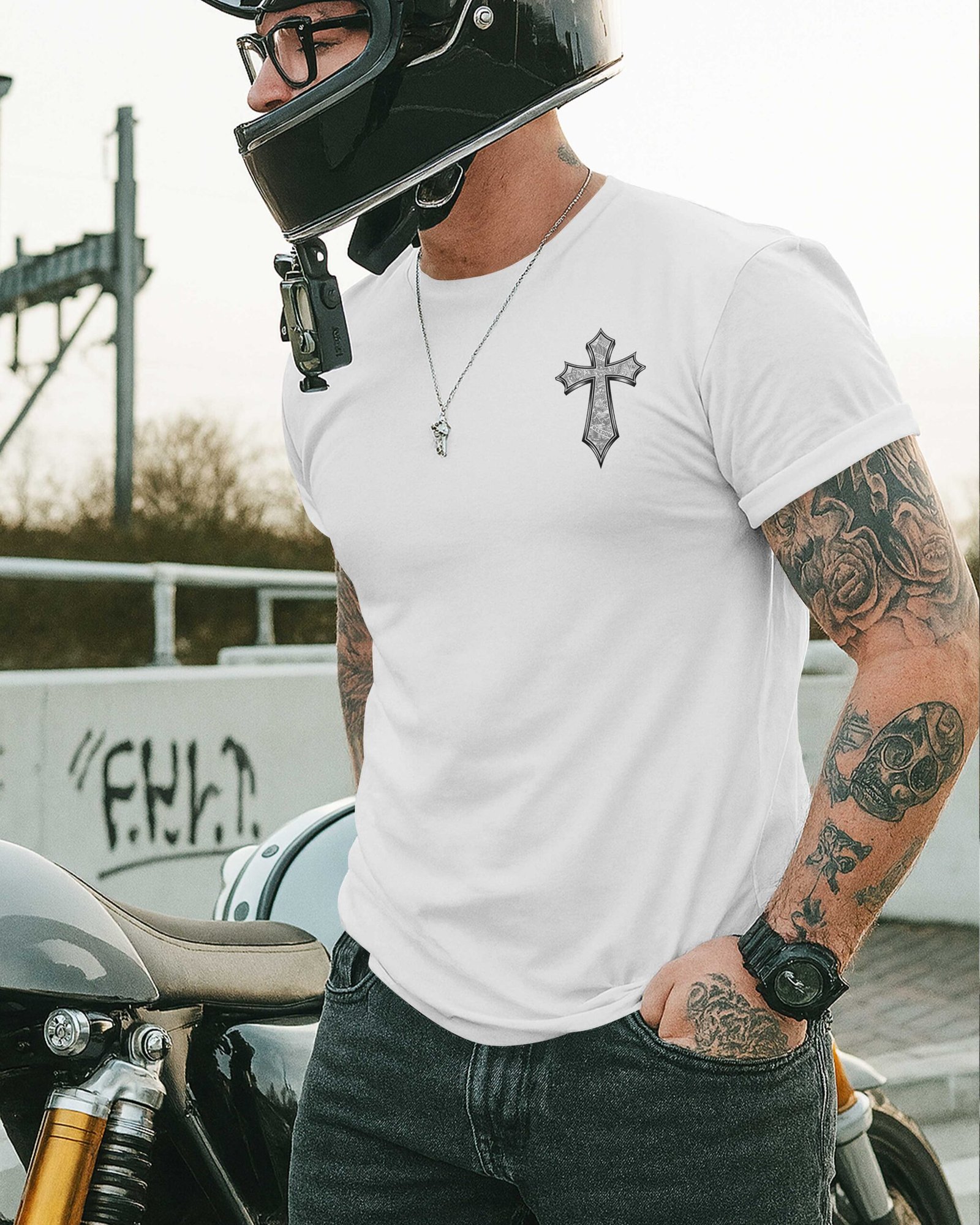 Rough On The Outside Redeemed On The Inside T-Shirt - Image 2