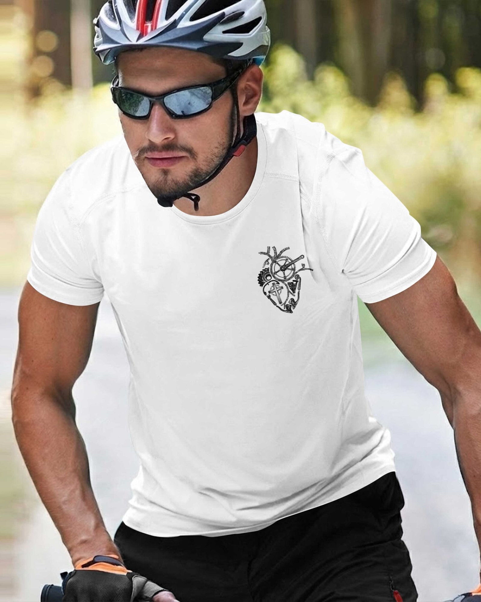 I've Got Gears In My Veins And Jesus In My Heart T-Shirt - Image 4