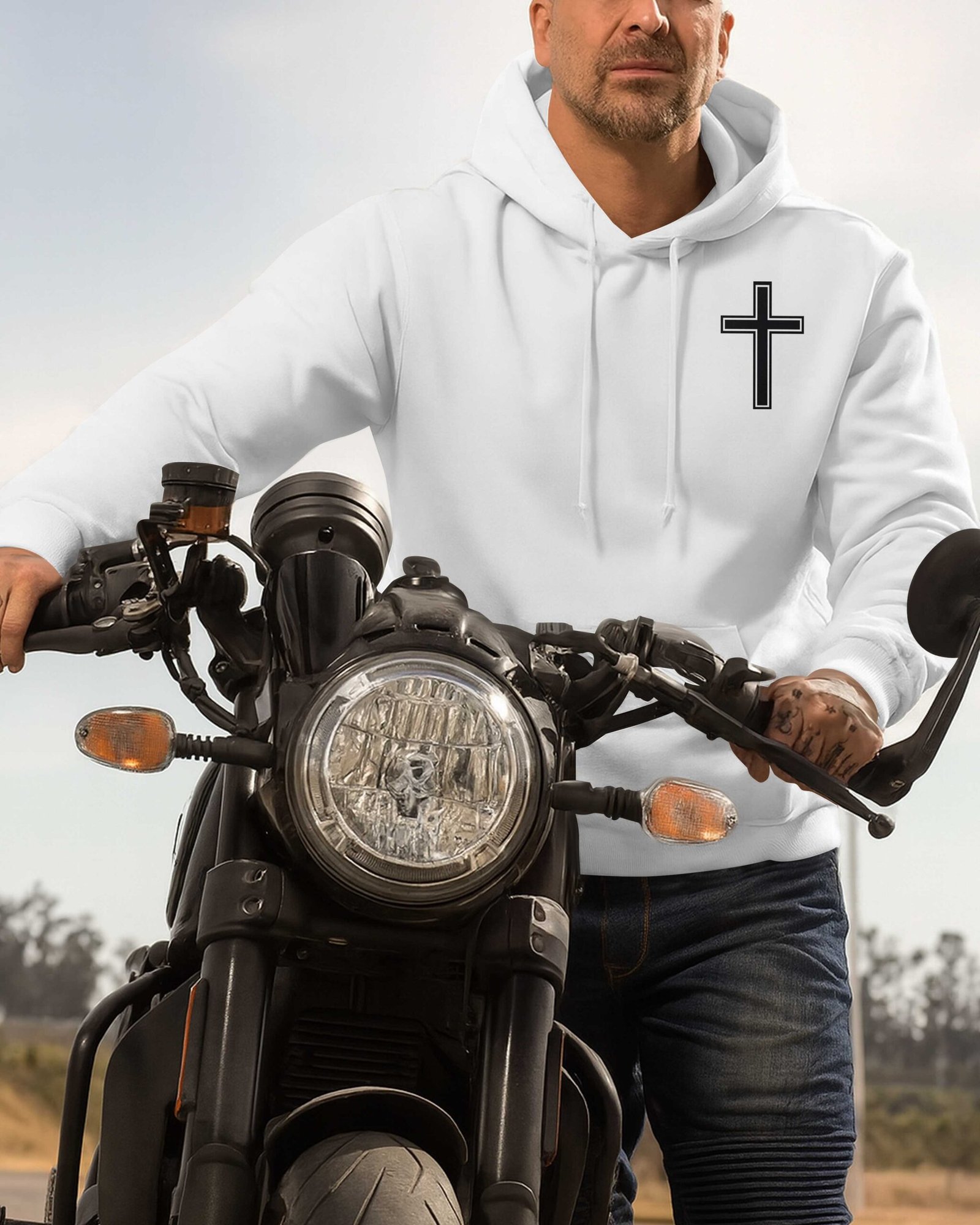 My Faith Is Louder Than My Exhaust All Over Print Hoodie - Image 6