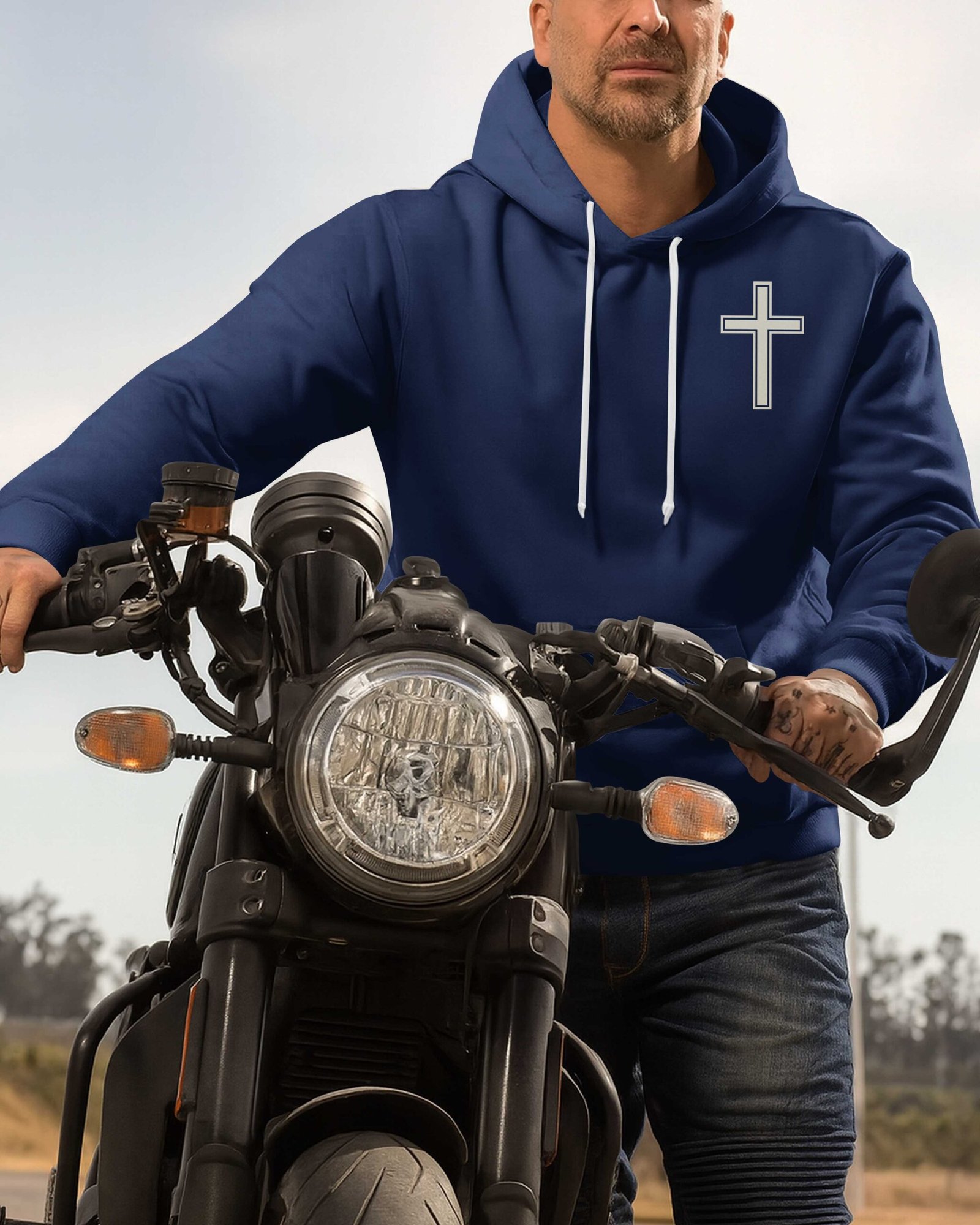 My Faith Is Louder Than My Exhaust All Over Print Hoodie - Image 14